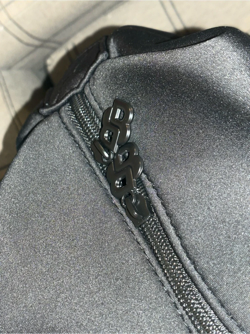 Ace!Hugo Boss Black Duffel Bag with White Logo and Royal Blue brown white strap